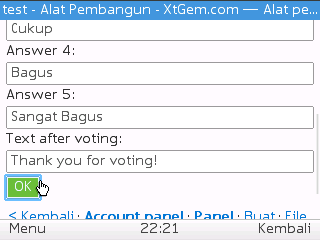 Cara Membuat Polling Sendiri di Xtgem
